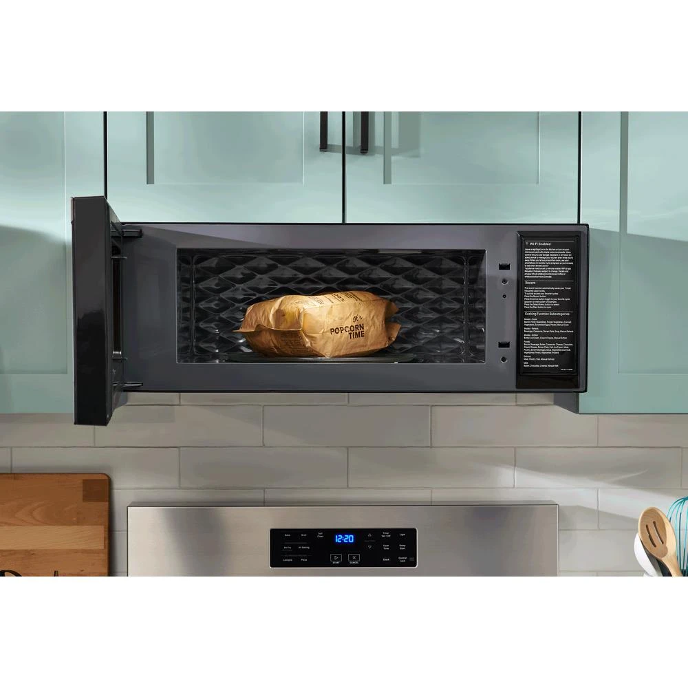 1.1 cu. ft. Smart Low Profile Microwave Hood Combination with 450 CRM 4-Speed Venting WMML5530RZ