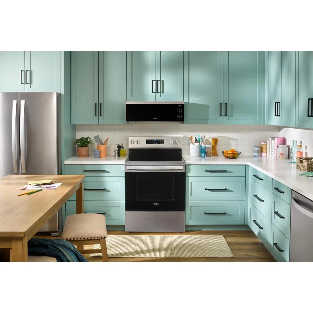 1.1 cu. ft. Smart Low Profile Microwave Hood Combination with 450 CRM 4-Speed Venting WMML5530RZ