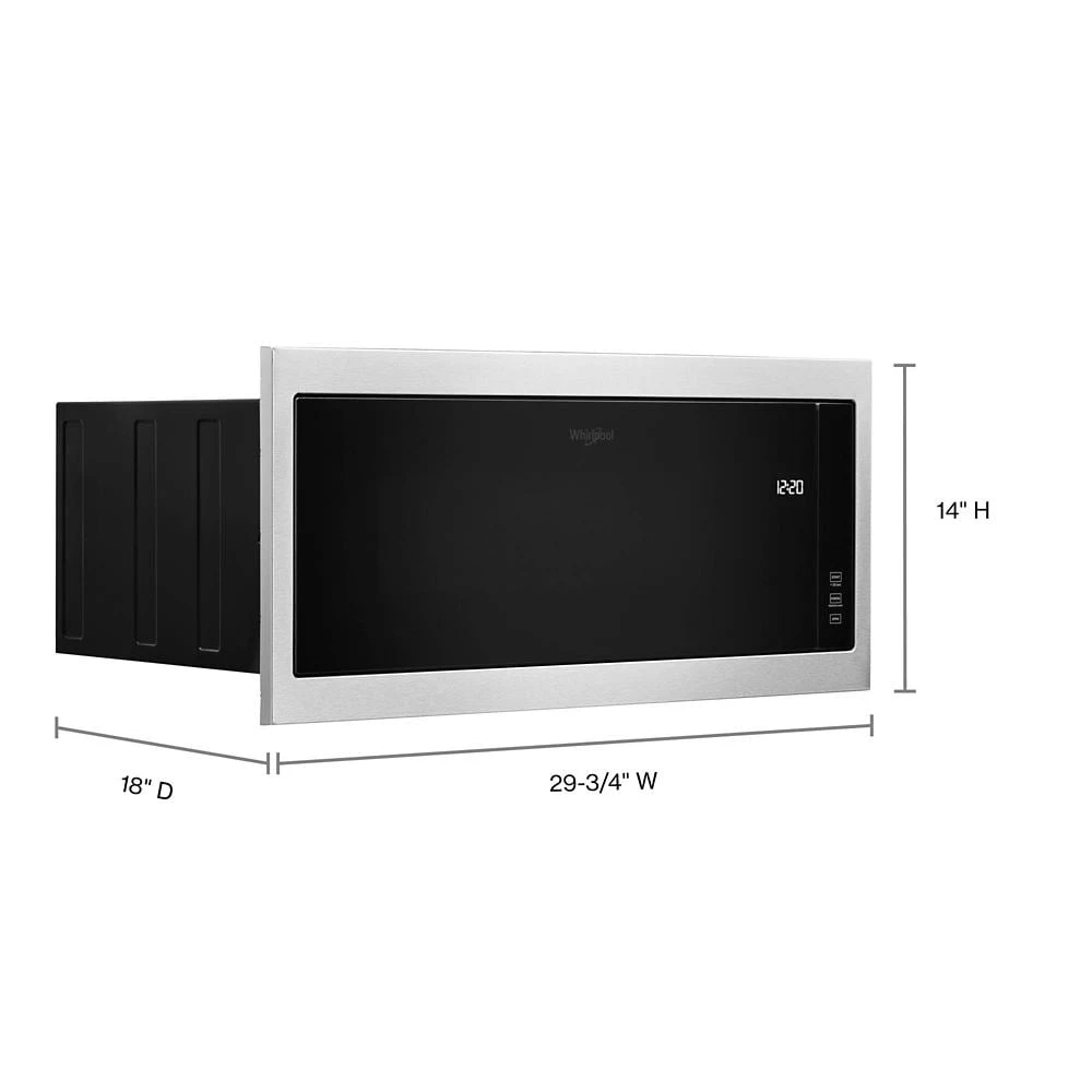 1.1 cu. ft. Built-In Microwave with Slim Trim Kit - 14" Height WMT50011KS