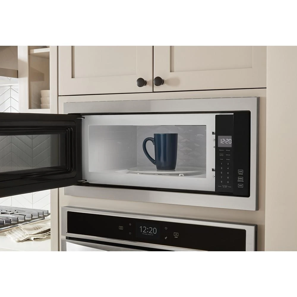 1.1 cu. ft. Built-In Microwave with Slim Trim Kit - 14" Height WMT50011KS