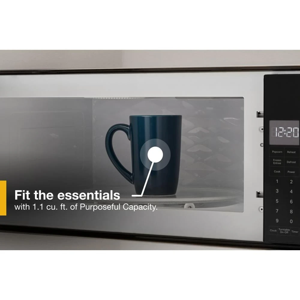 1.1 cu. ft. Built-In Microwave with Slim Trim Kit - 14" Height WMT50011KS