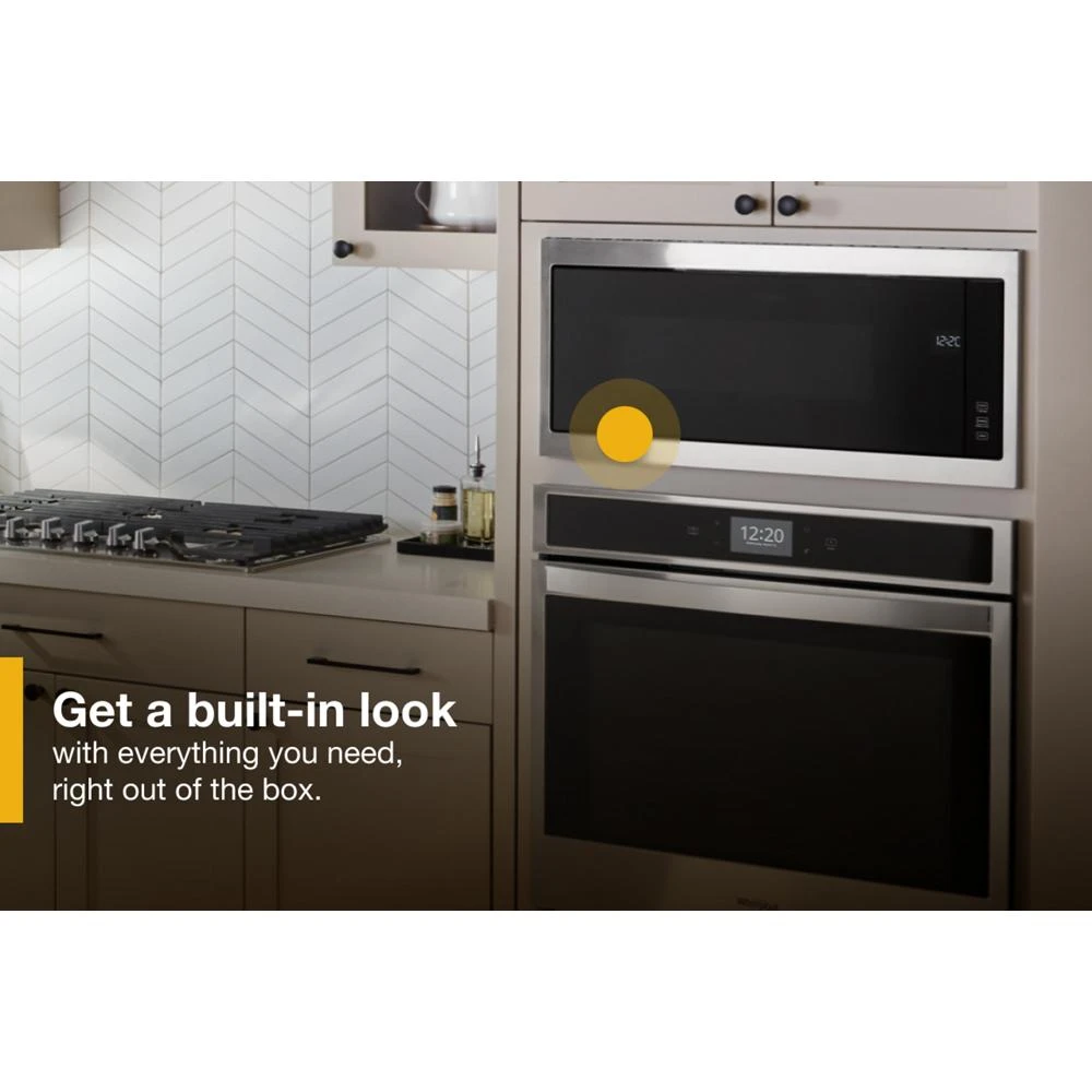 1.1 cu. ft. Built-In Microwave with Slim Trim Kit - 14" Height WMT50011KS