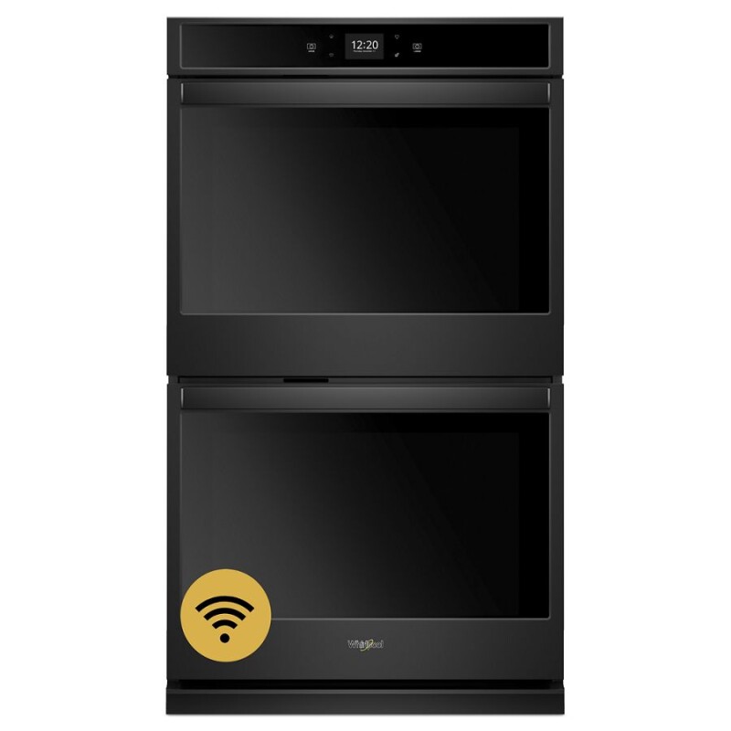 Whirlpool 10.0 cu. ft. Smart Double Wall Oven with Touchscreen Black WOD51EC0HB Picture 1