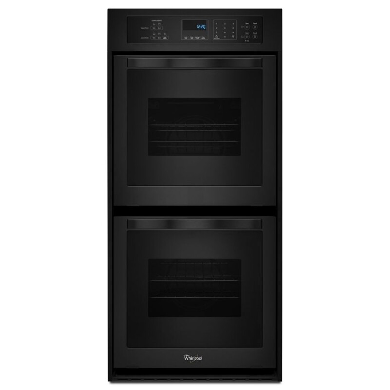 Whirlpool 6.2 Cu. Ft. Double Wall Oven with High-Heat Self-Cleaning System Black WOD51ES4EB Picture 1