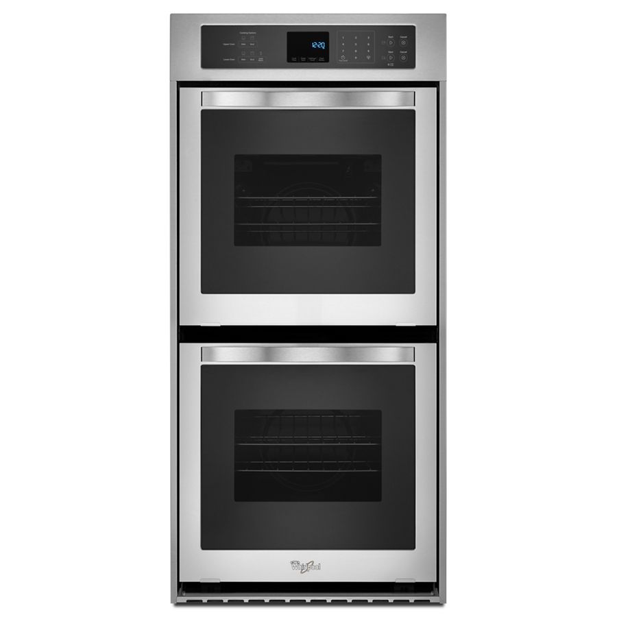 Whirlpool 6.2 Cu. Ft. Double Wall Oven with High-Heat Self-Cleaning System Stainless Steel WOD51ES4ES Picture 1
