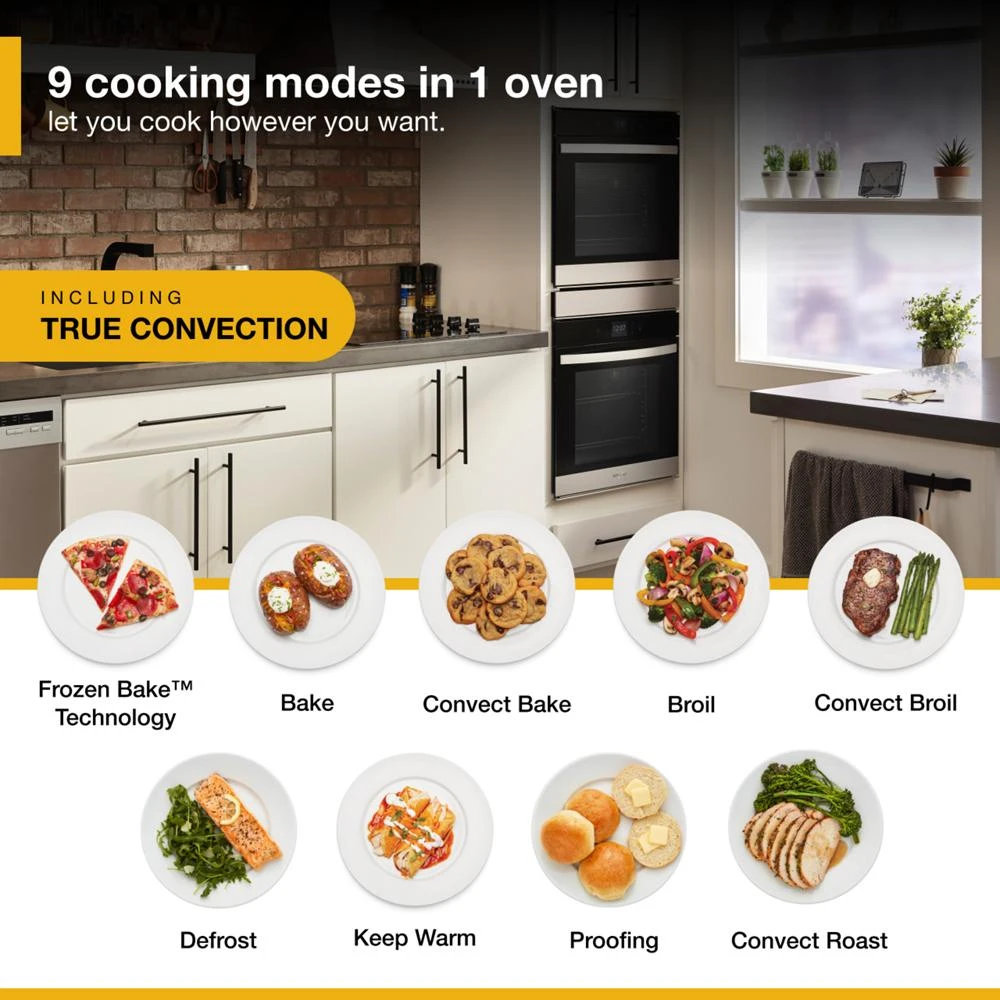5.8 Cu. Ft. 24 Inch Double Wall Oven with Convection WOD52ES4MB