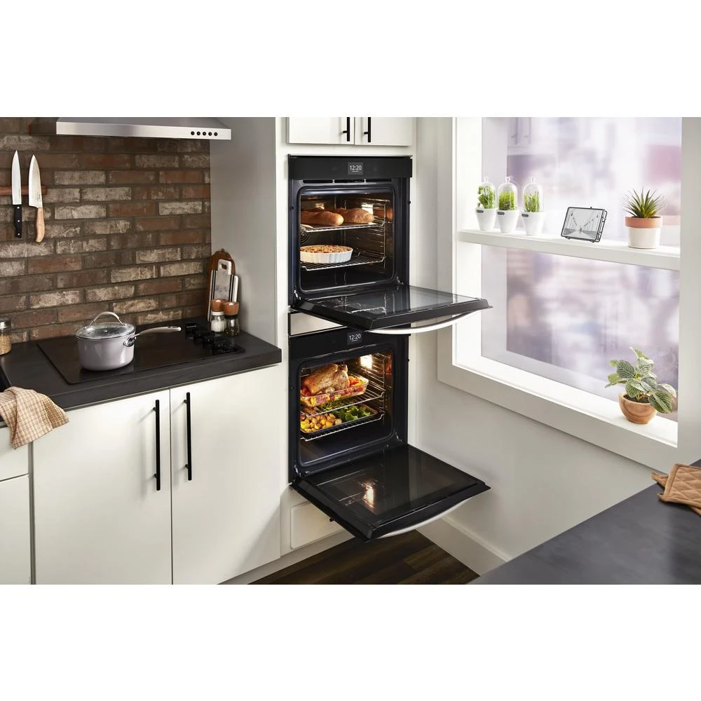 5.8 Cu. Ft. 24 Inch Double Wall Oven with Convection WOD52ES4MB