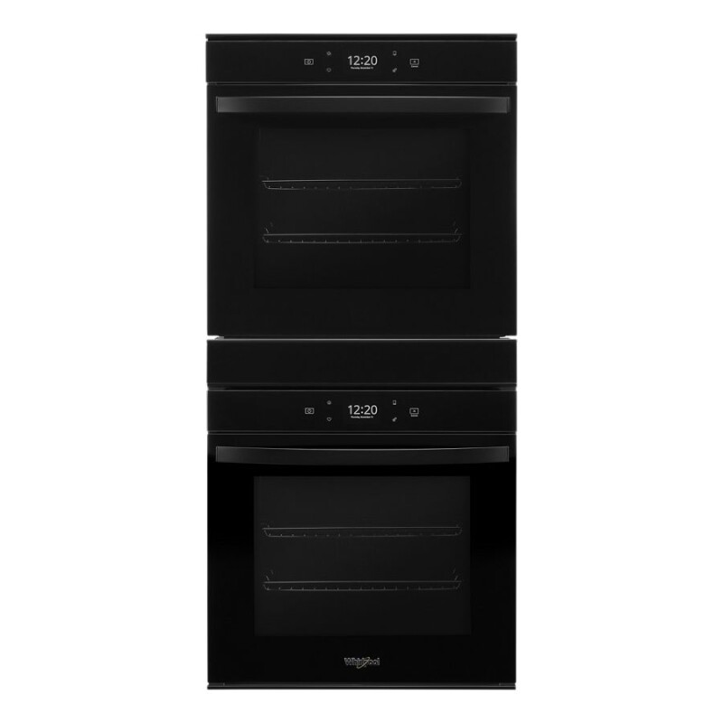 Whirlpool 5.8 Cu. Ft. 24 Inch Double Wall Oven with Convection Black WOD52ES4MB Picture 1