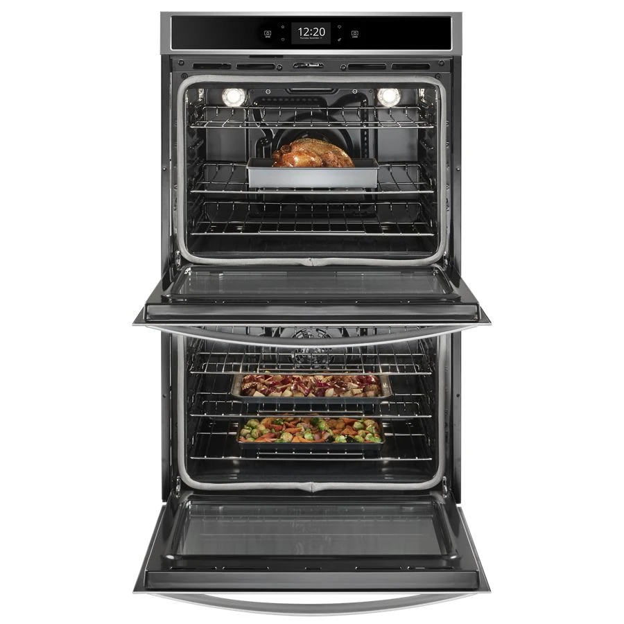 10.0 cu. ft. Smart Double Convection Wall Oven with Air Fry, when Connected WOD77EC0HS