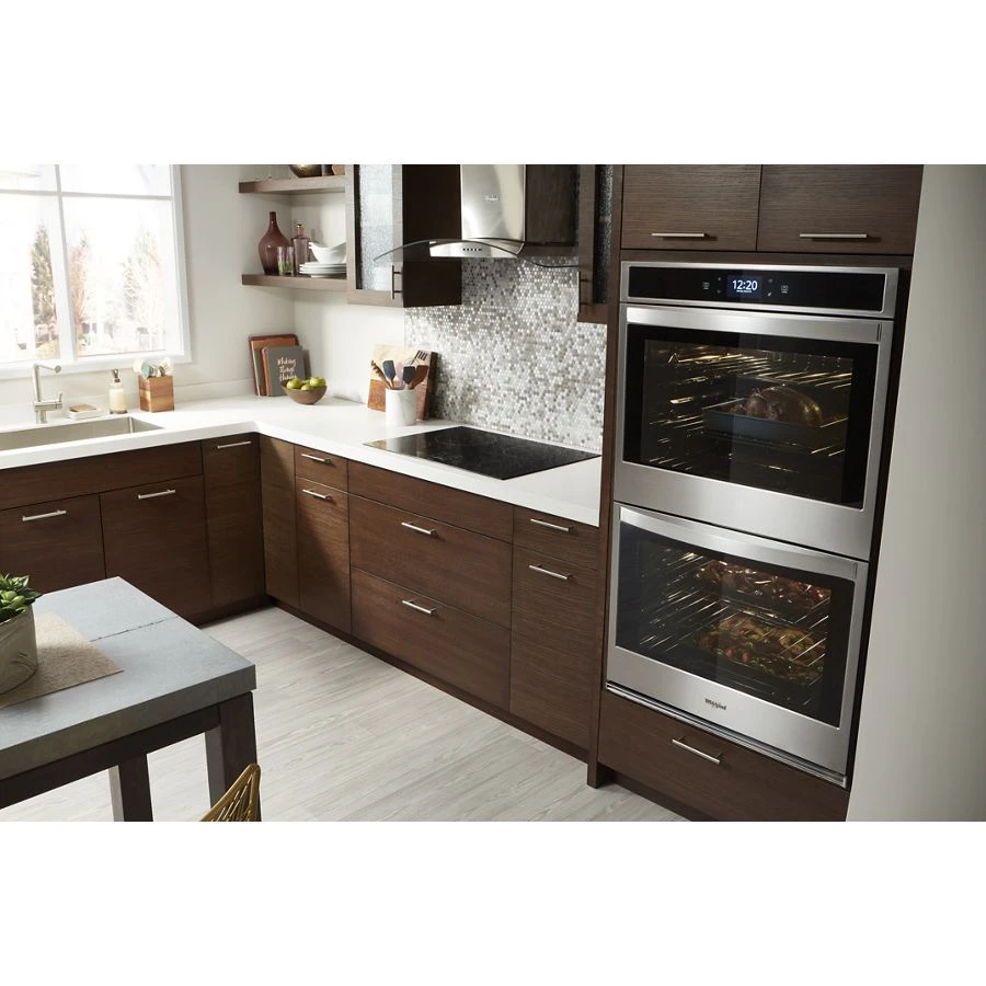 10.0 cu. ft. Smart Double Convection Wall Oven with Air Fry, when Connected WOD77EC0HS