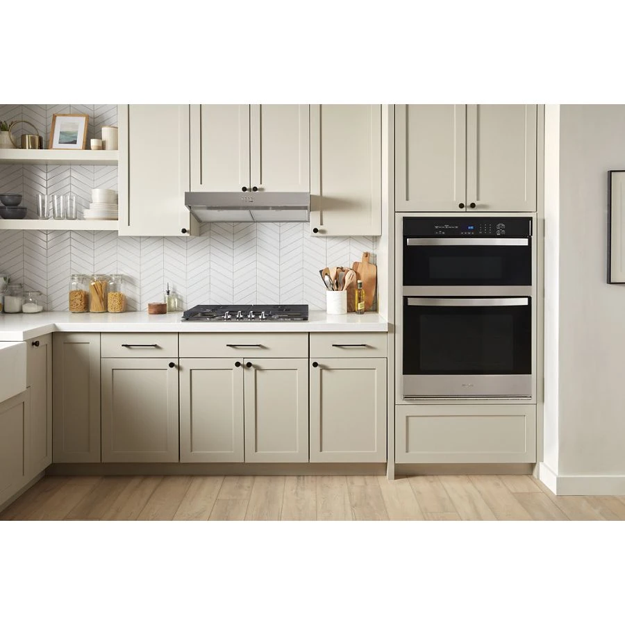 6.4 Total Cu. Ft. Combo Self-Cleaning Wall Oven WOEC3030LS