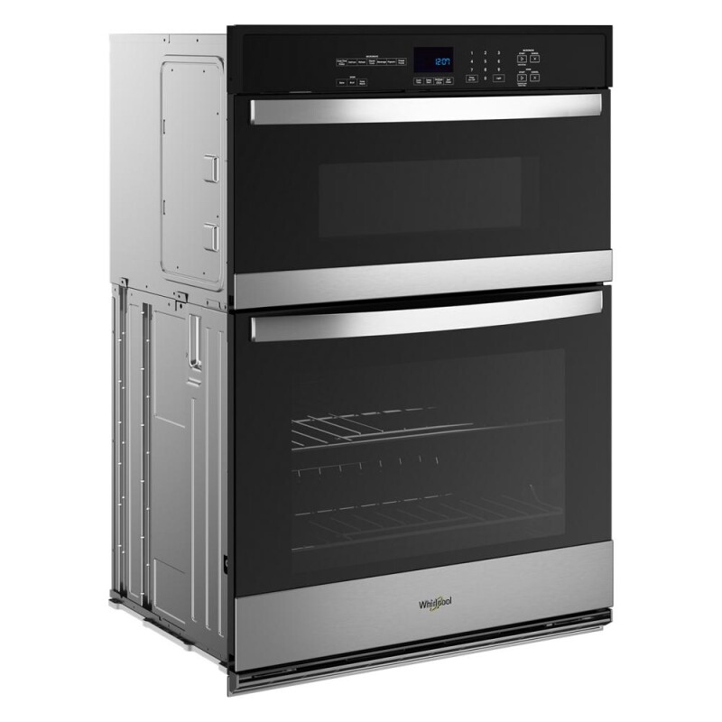 Whirlpool 6.4 Total Cu. Ft. Combo Self-Cleaning Wall Oven Stainless Steel WOEC3030LS Picture 1