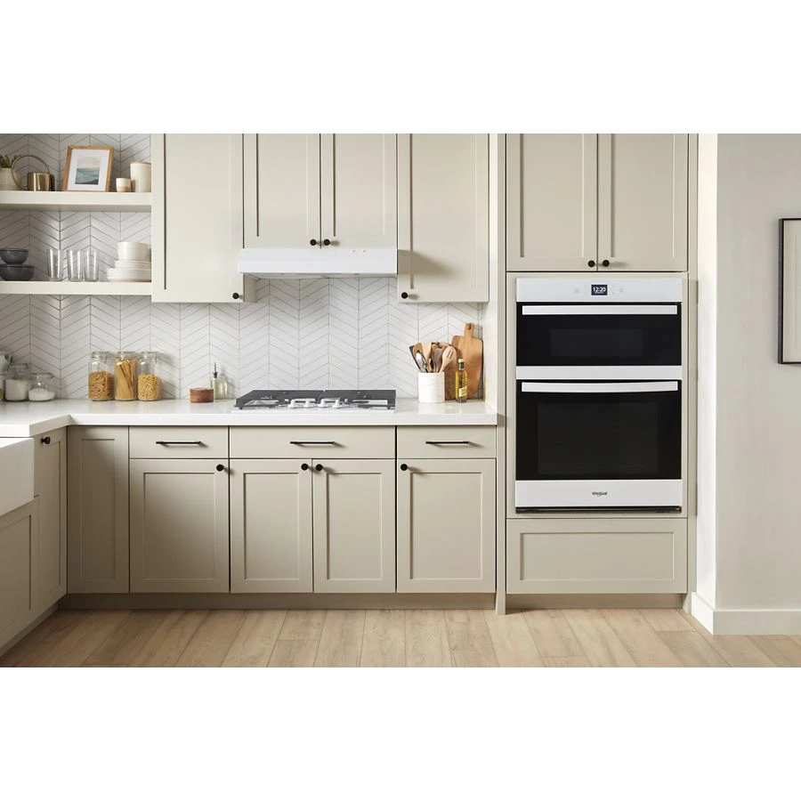 5.7 Cu. Ft. Smart Combo Wall Oven with Air Fry WOEC5027LW