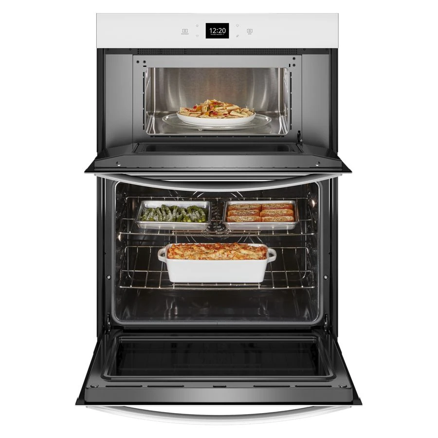 6.4 Total Cu. Ft. Combo Wall Oven with Air Fry When Connected WOEC5030LW