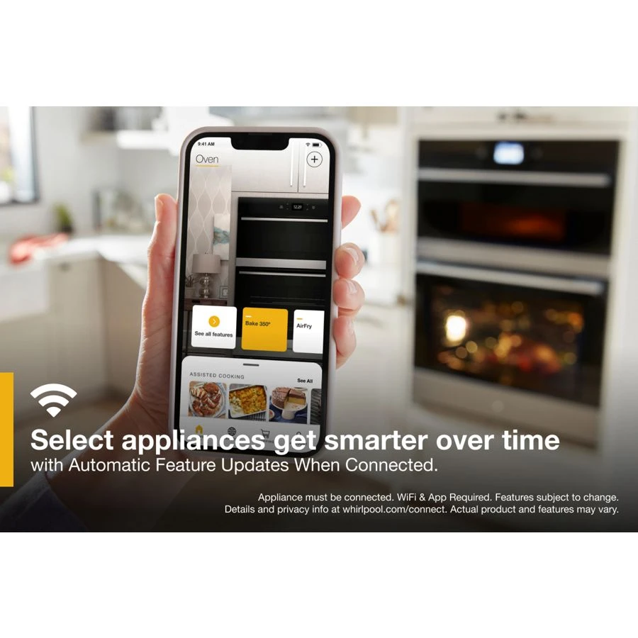 6.4 Total Cu. Ft. Combo Wall Oven with Air Fry When Connected WOEC5930LZ