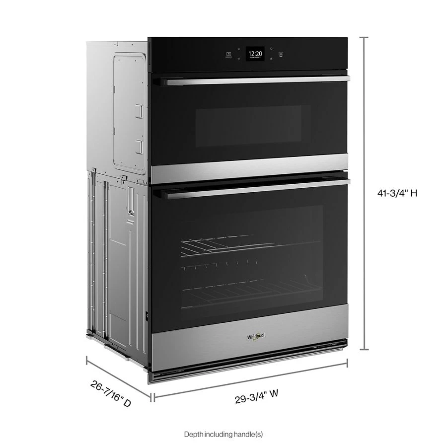 6.4 Total Cu. Ft. Combo Wall Oven with Air Fry When Connected WOEC5930LZ