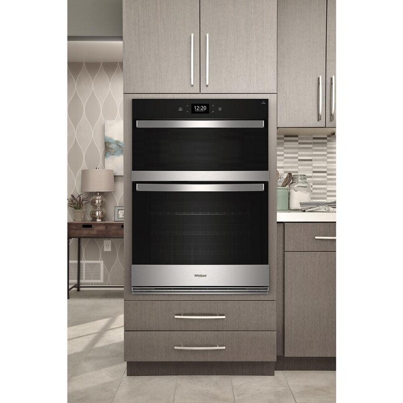 Whirlpool 5.7 Cu. Ft. Wall Oven Microwave Combo with Air Fry Fingerprint Resistant Stainless Steel WOEC7027PZ Picture 1