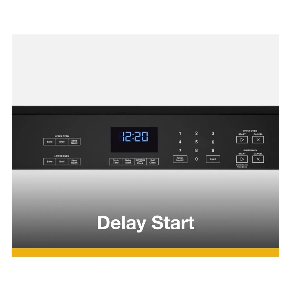 10.0 Total Cu. Ft. Double Self-Cleaning Wall Oven WOED3030LS