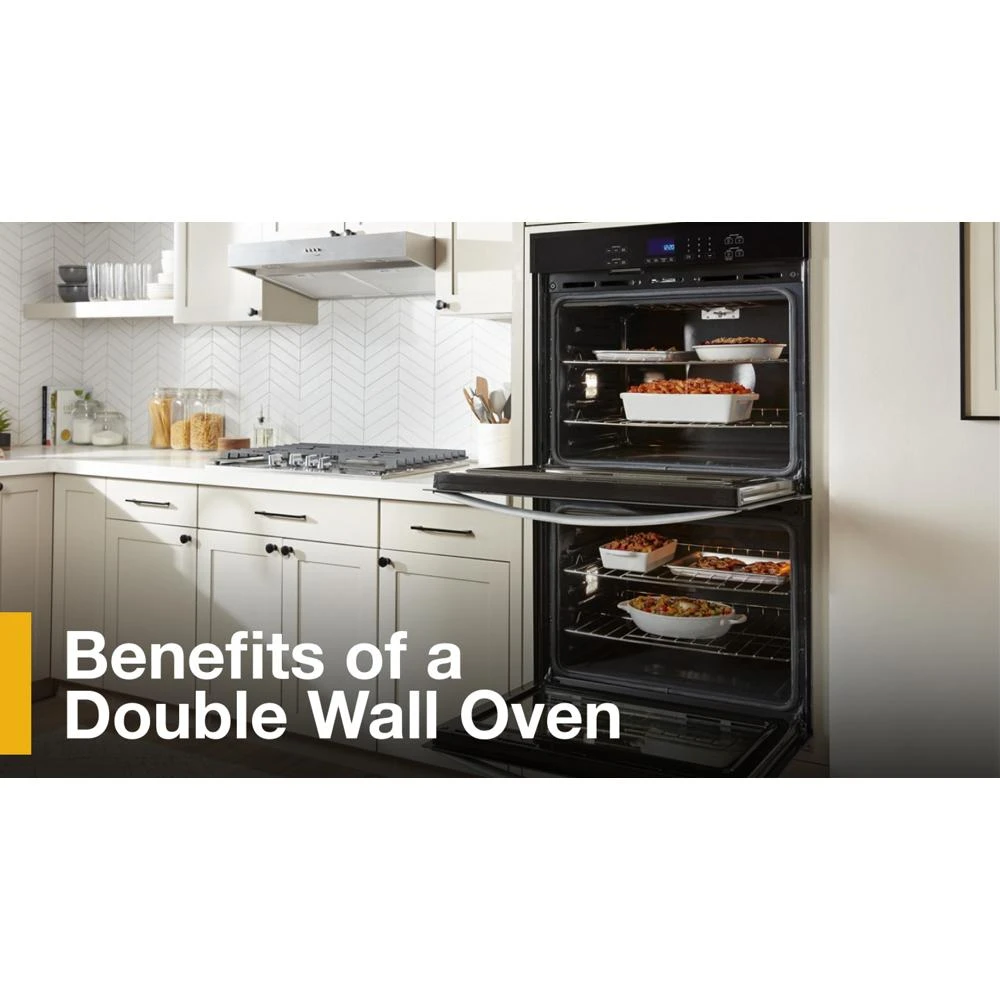 10.0 Total Cu. Ft. Double Self-Cleaning Wall Oven WOED3030LS