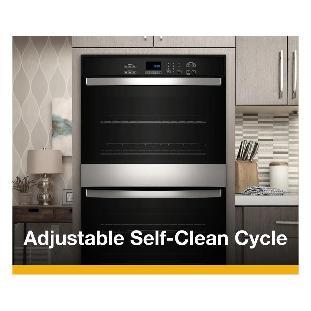 10.0 Total Cu. Ft. Double Self-Cleaning Wall Oven WOED3030LS