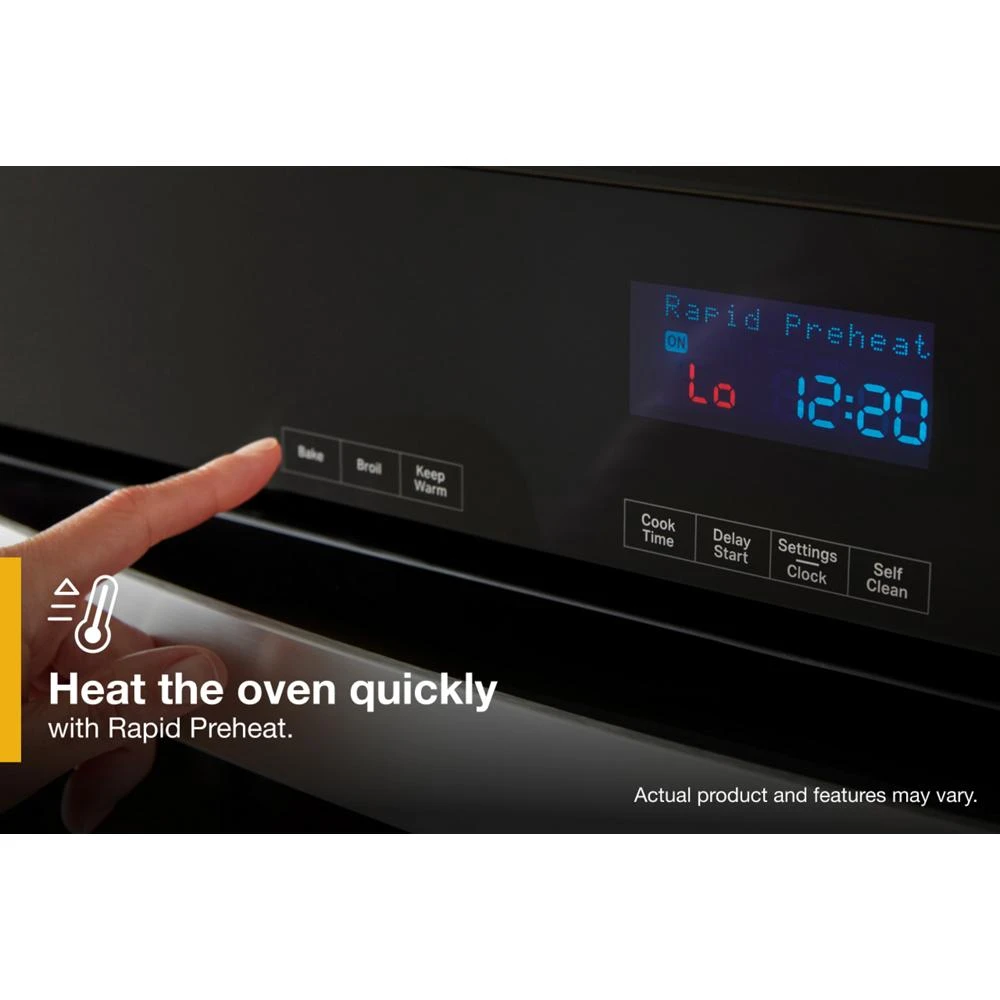 10.0 Total Cu. Ft. Double Self-Cleaning Wall Oven WOED3030LS