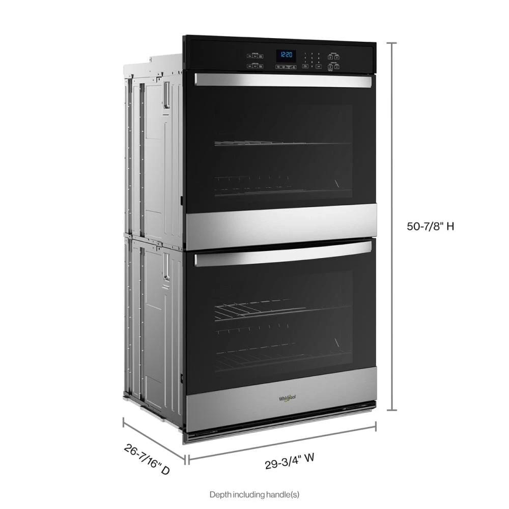 10.0 Total Cu. Ft. Double Self-Cleaning Wall Oven WOED3030LS