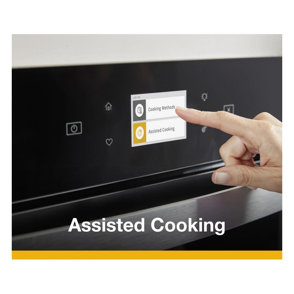 8.6 Total Cu. Ft. Double Wall Oven with Air Fry When Connected WOED5027LZ