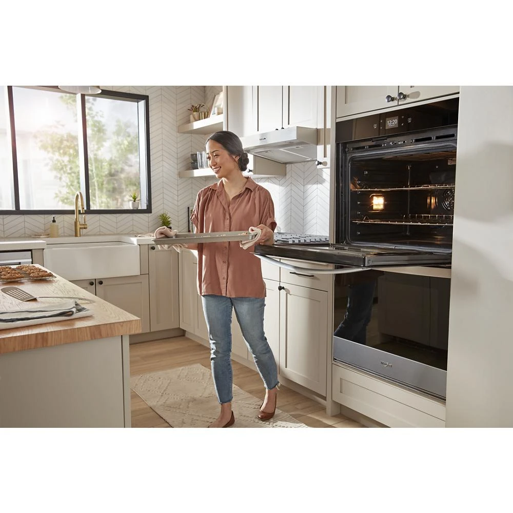 10.0 Total Cu. Ft. Double Wall Oven with Air Fry When Connected WOED5030LZ