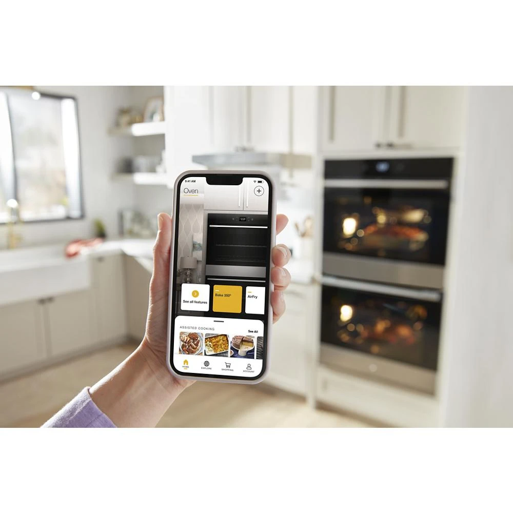 10.0 Total Cu. Ft. Double Wall Oven with Air Fry When Connected WOED5930LZ