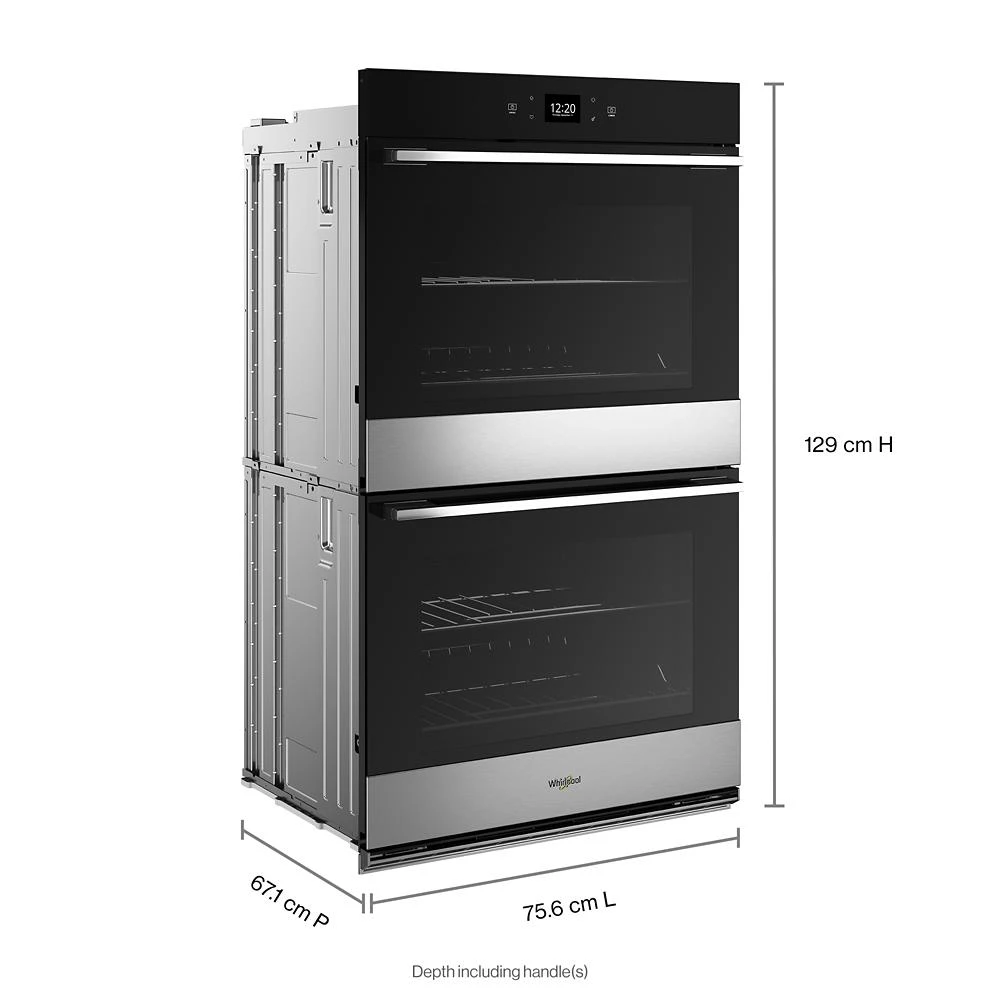 10.0 Total Cu. Ft. Double Wall Oven with Air Fry When Connected WOED5930LZ