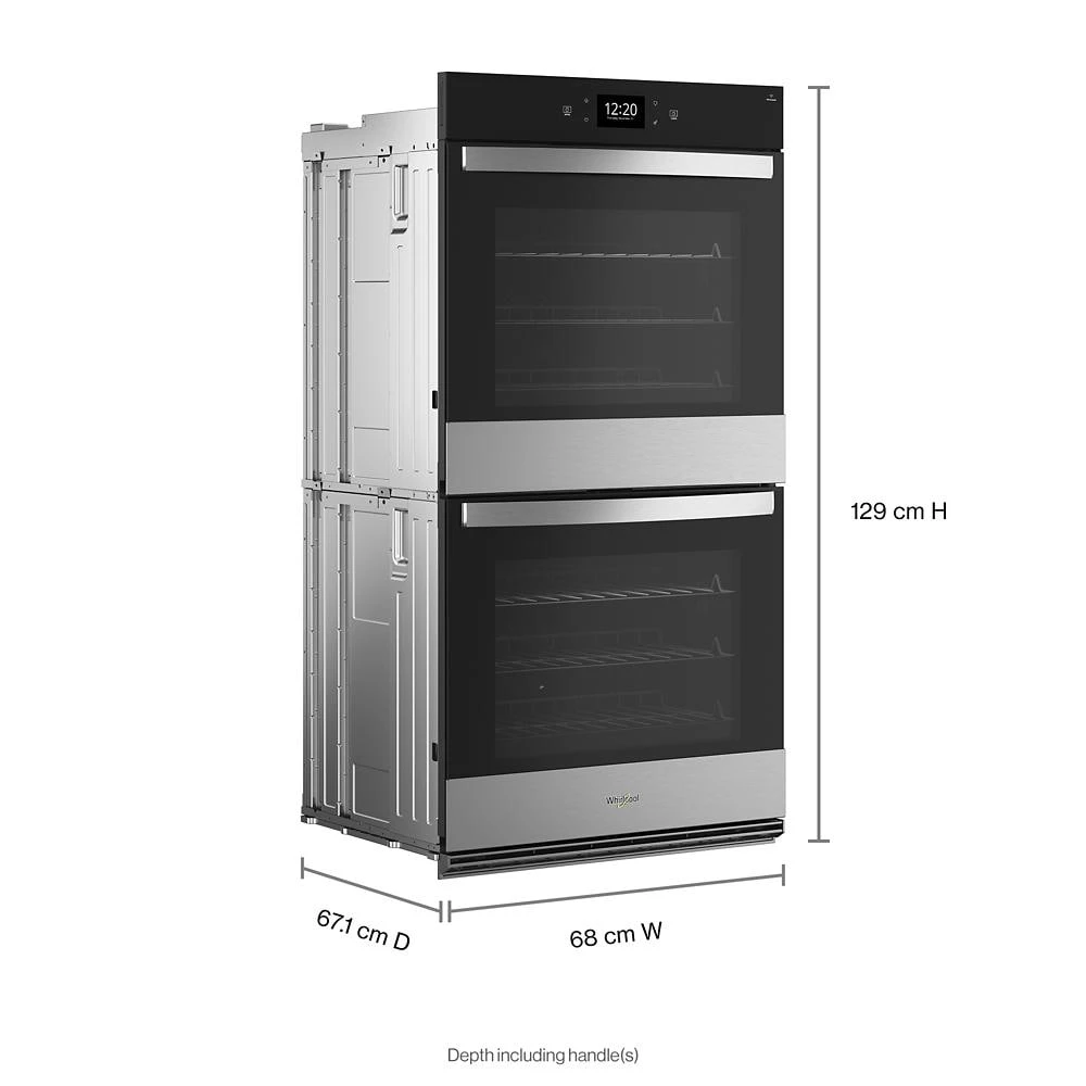8.6 Cu. Ft. Double Smart Wall Oven with Air Fry WOED7027PZ