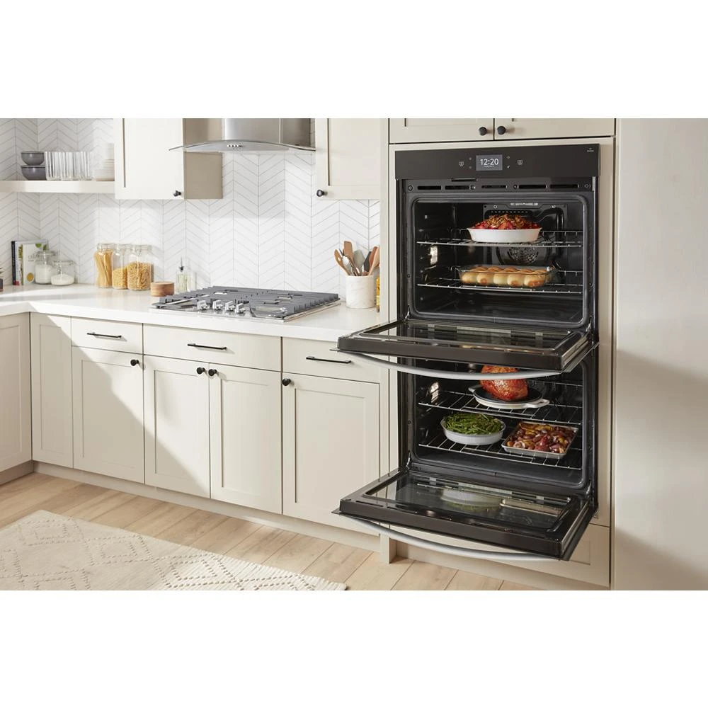 8.6 Cu. Ft. Double Smart Wall Oven with Air Fry WOED7027PZ