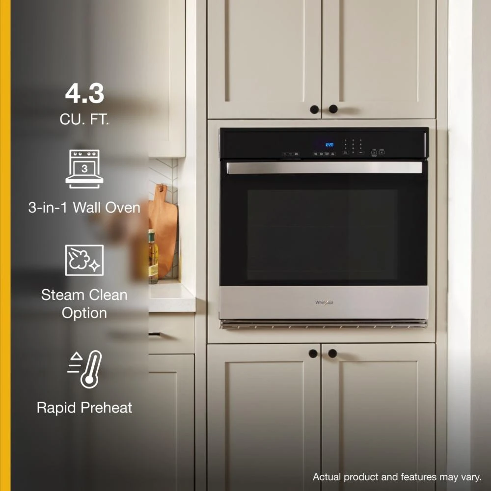 4.3 Cu. Ft. Single Self-Cleaning Wall Oven WOES3027LS