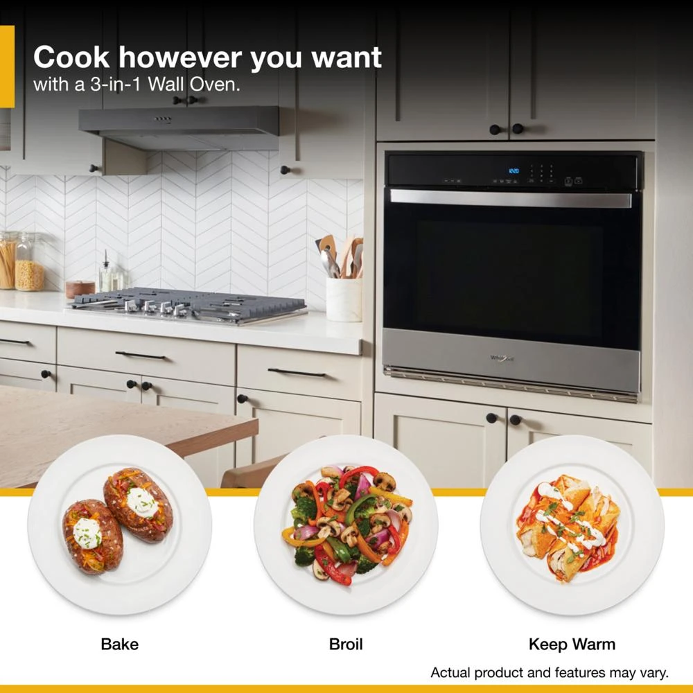 4.3 Cu. Ft. Single Self-Cleaning Wall Oven WOES3027LS