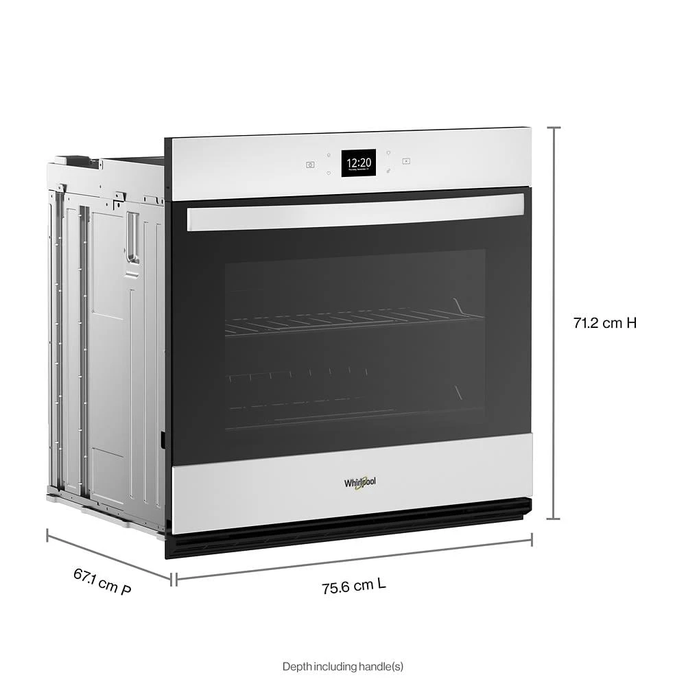 30-Inch Single Wall Oven with Air Fry When Connected - 5.0 Cu. Ft. WOES5030LW