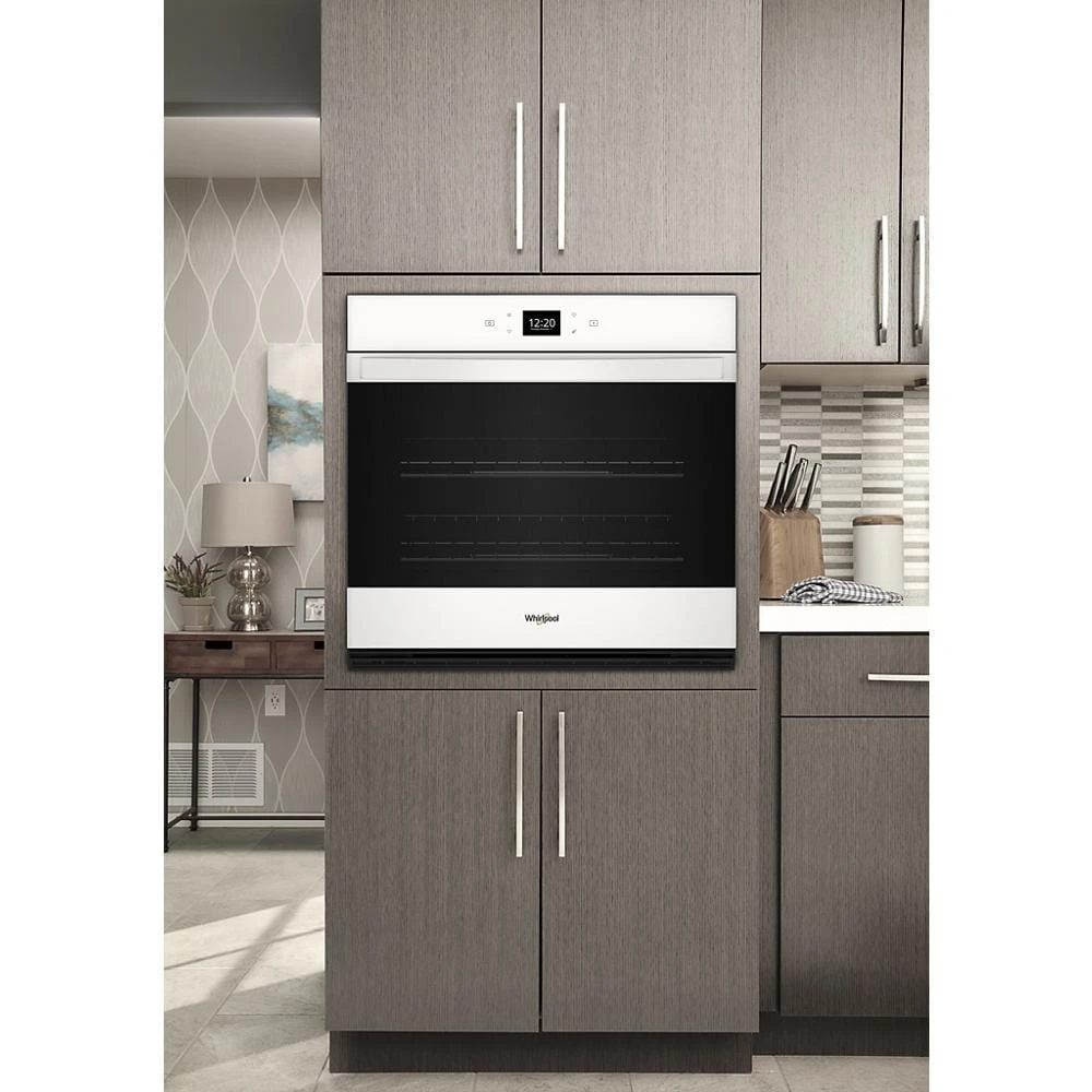 30-Inch Single Wall Oven with Air Fry When Connected - 5.0 Cu. Ft. WOES5030LW