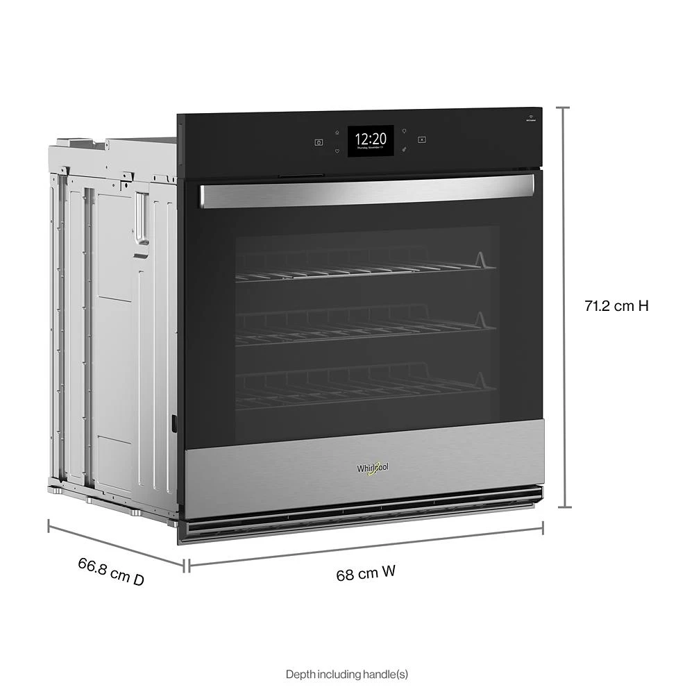 4.3 Cu. Ft. Single Smart Wall Oven with Air Fry WOES7027PZ
