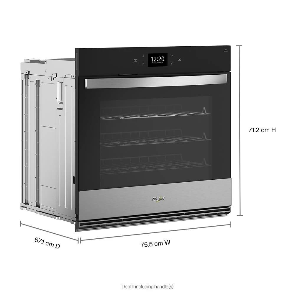 5.0 Cu. Ft. Single Smart Wall Oven with Air Fry WOES7030PZ