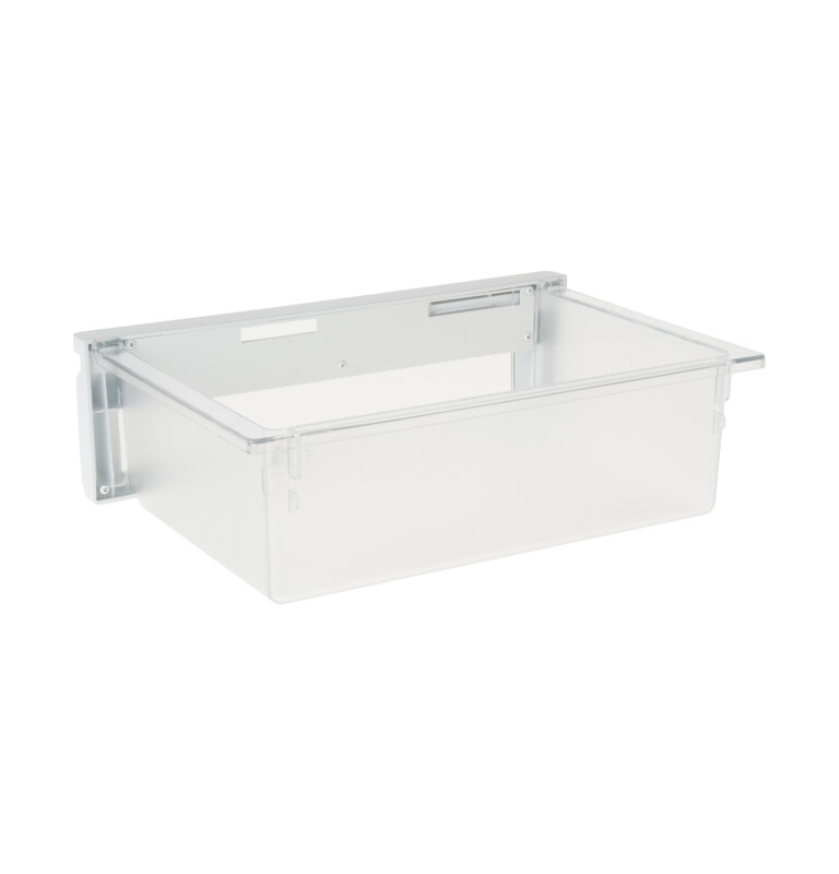 Refrigerator sealed snack pan assembly. WR32X10078