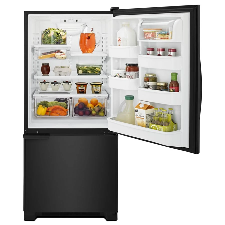 30-inches wide Bottom-Freezer Refrigerator with Accu-Chill™ System - 18.7 cu. ft. WRB119WFBB