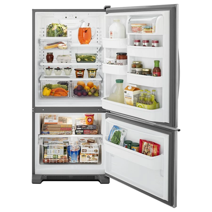 30-inches wide Bottom-Freezer Refrigerator with Accu-Chill™ System - 18.7 cu. ft. WRB119WFBM