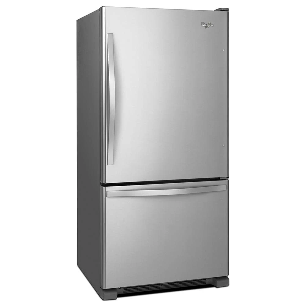 33-inches wide Bottom-Freezer Refrigerator with SpillGuard™ Glass Shelves - 22 cu. ft WRB322DMBM