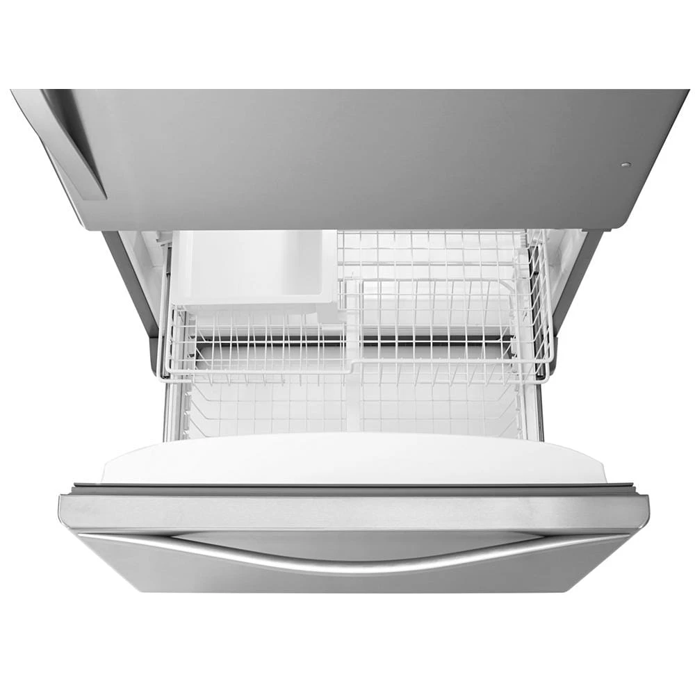 33-inches wide Bottom-Freezer Refrigerator with SpillGuard™ Glass Shelves - 22 cu. ft WRB322DMBM