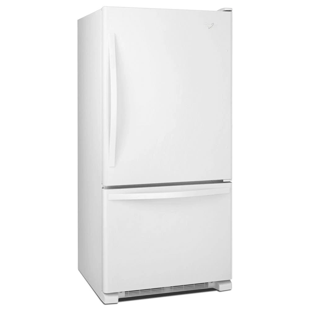 33-inches wide Bottom-Freezer Refrigerator with SpillGuard™ Glass Shelves - 22 cu. ft WRB322DMBW