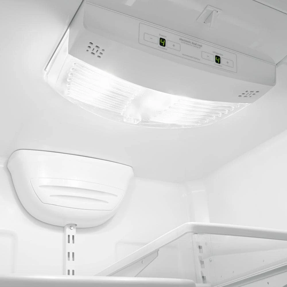 33-inches wide Bottom-Freezer Refrigerator with SpillGuard™ Glass Shelves - 22 cu. ft WRB322DMBW