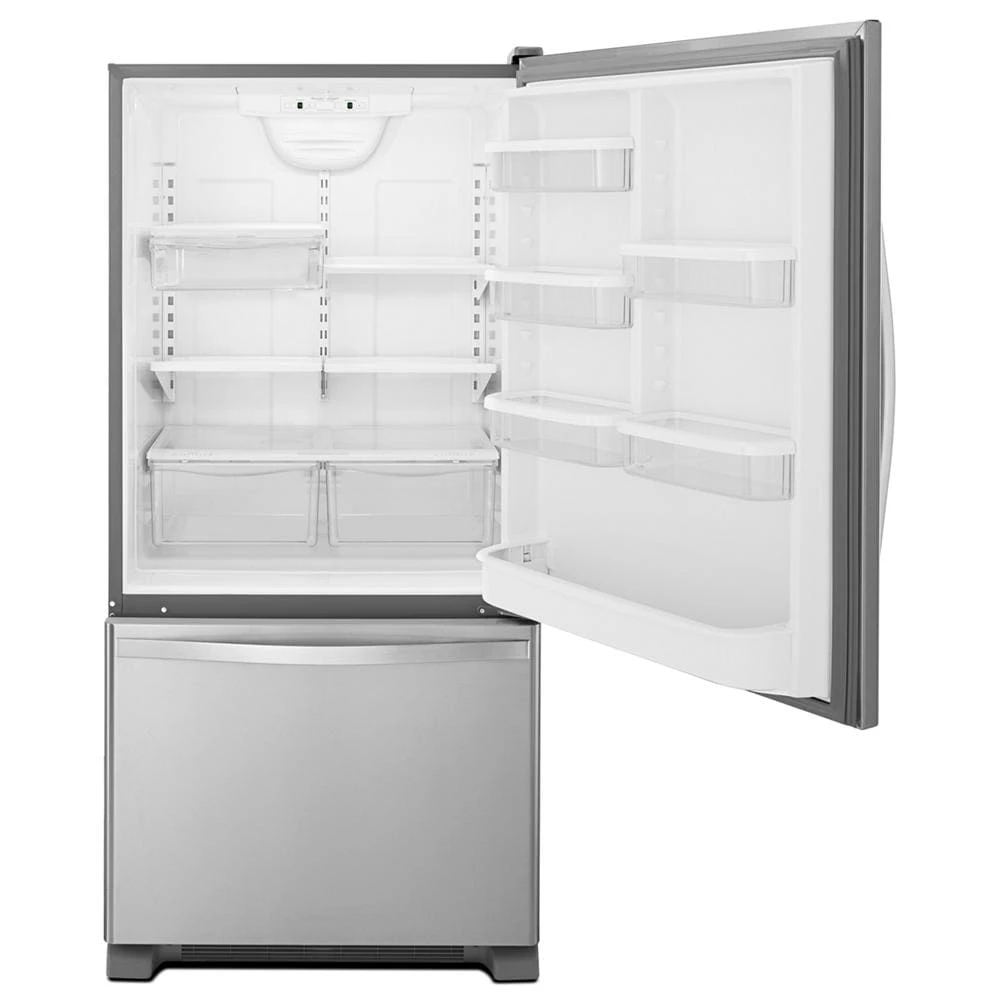 30-inches wide Bottom-Freezer Refrigerator with SpillGuard™ Glass Shelves - 18.7 cu. ft. WRB329DMBM