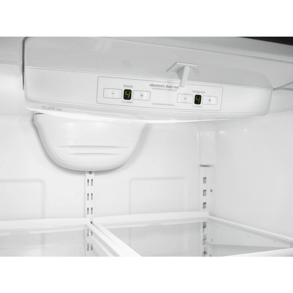 30-inches wide Bottom-Freezer Refrigerator with SpillGuard™ Glass Shelves - 18.7 cu. ft. WRB329DMBM
