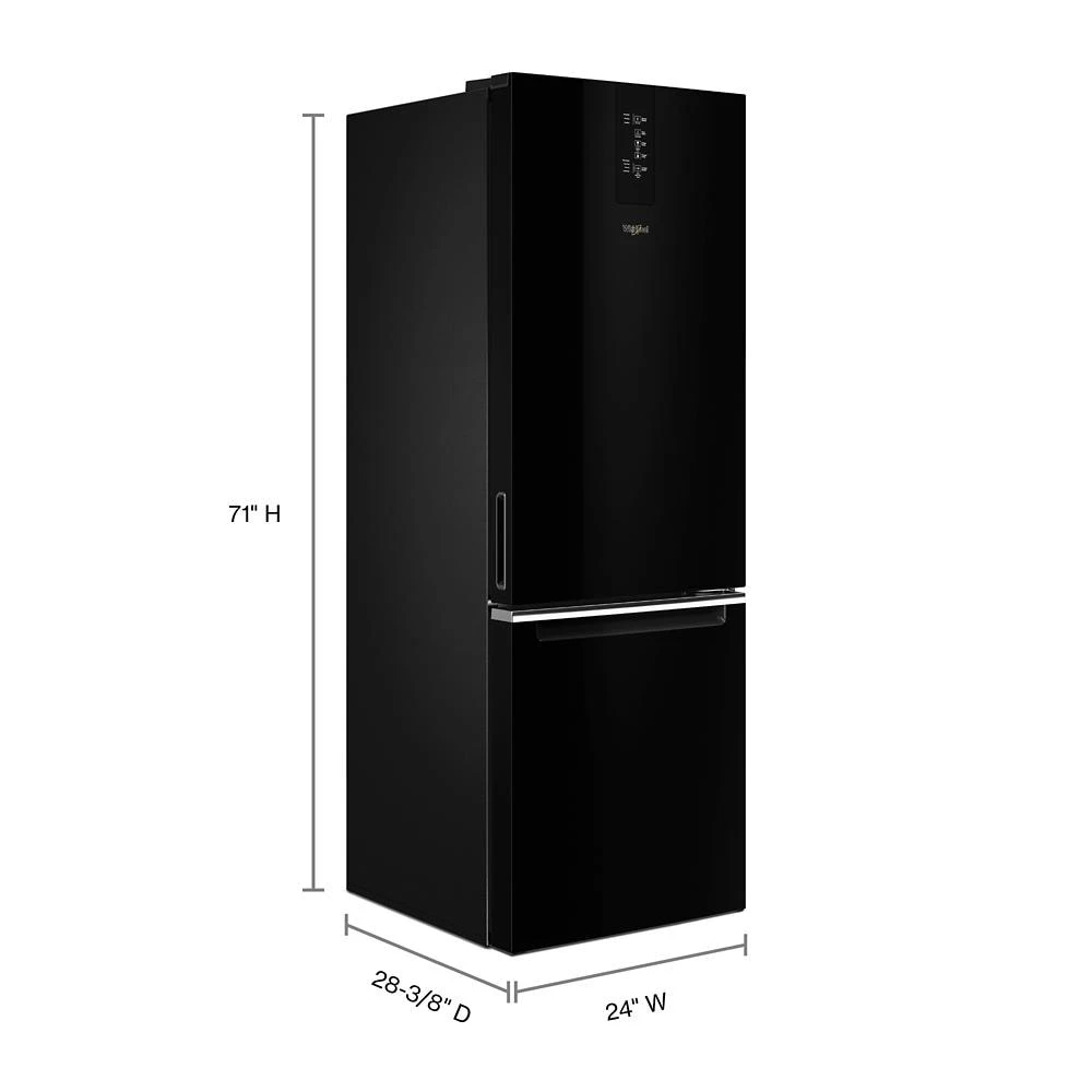 24-inch Wide Garage-Ready Bottom-Freezer Refrigerator - 12.9 cu. ft. WRB533CZJB