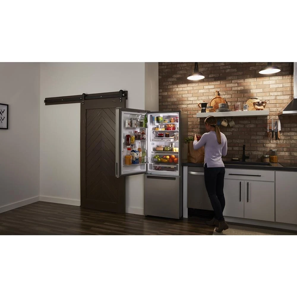 24-inch Wide Garage-Ready Bottom-Freezer Refrigerator - 12.9 cu. ft. WRB543CMJZ