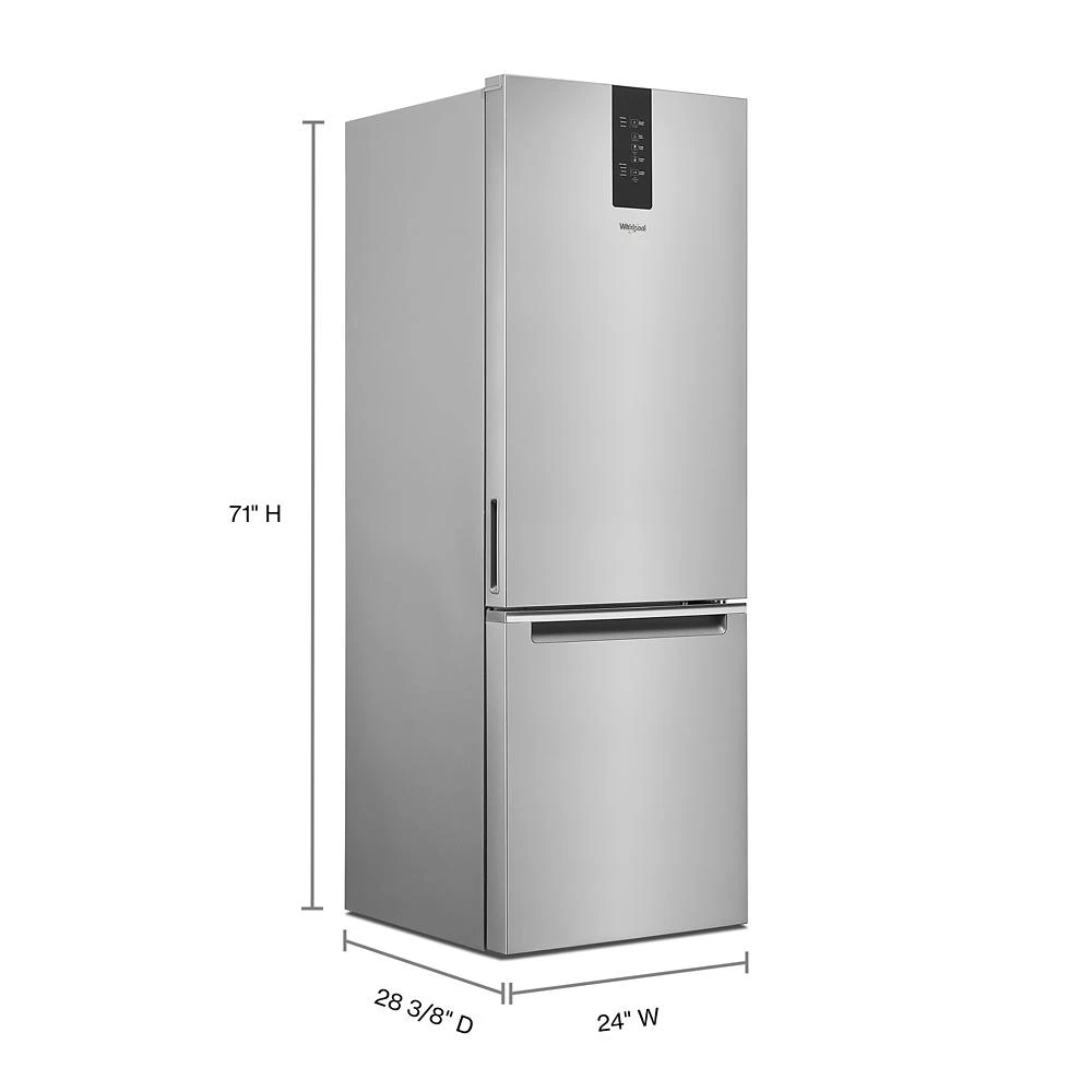 24-inch Wide Garage-Ready Bottom-Freezer Refrigerator - 12.9 cu. ft. WRB543CMJZ
